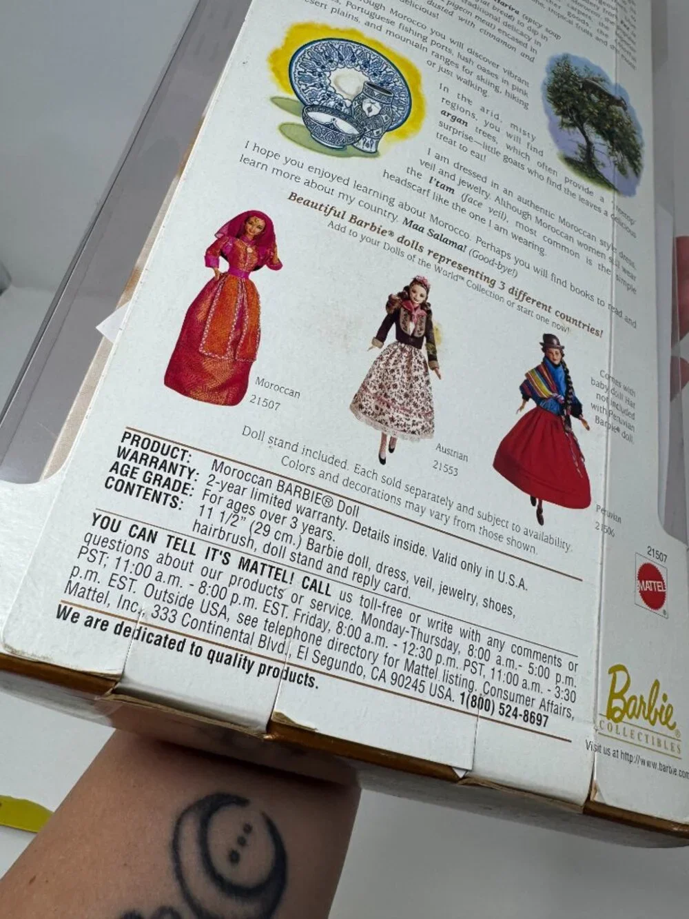 1998 Moroccan Barbie Dolls of the World Collector Edition 21507 NRFB